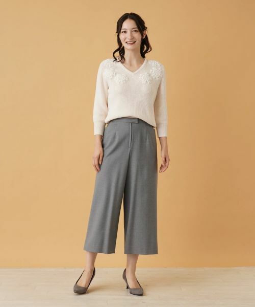 Leilian / レリアン その他パンツ | ストレッチワイドパンツ | 詳細17