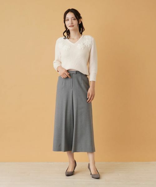 Leilian / レリアン その他パンツ | ストレッチワイドパンツ | 詳細19