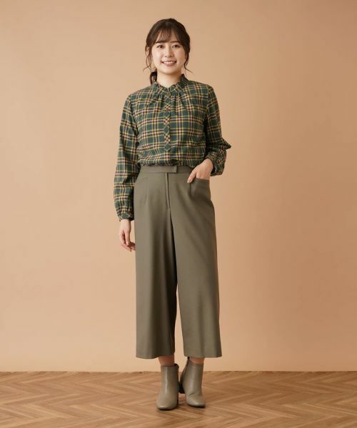 Leilian / レリアン その他パンツ | ストレッチワイドパンツ | 詳細20