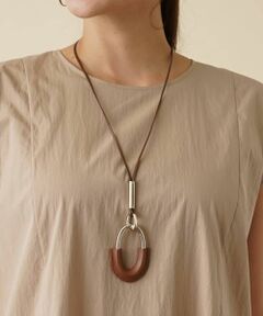 Leilian / レリアン ネックレス・ペンダント・チョーカー | 異素材オーバルネックレス