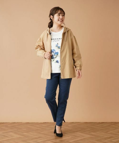 Leilian / レリアン テーラードジャケット | フード付きジップジャケット | 詳細4