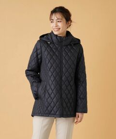 Leilian / レリアン テーラードジャケット | フーデッドキルティングジャケット