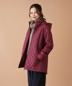 Leilian / レリアン テーラードジャケット | フーデッドキルティングジャケット