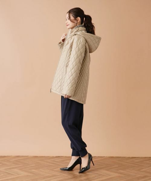Leilian / レリアン テーラードジャケット | フーデッドキルティングジャケット | 詳細2