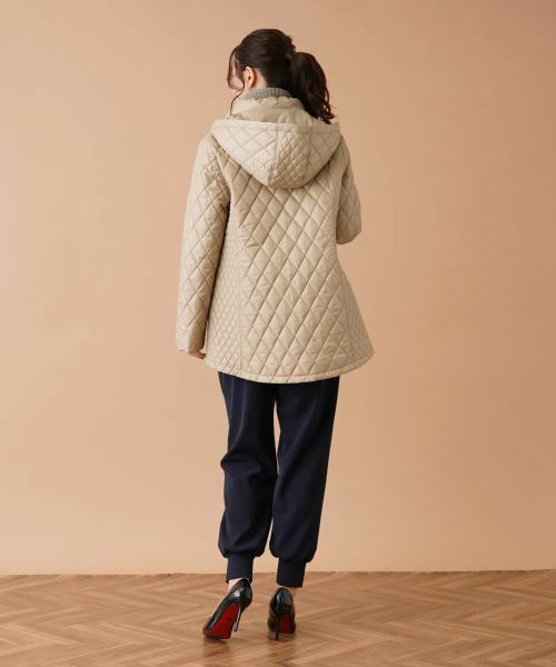 Leilian / レリアン テーラードジャケット | フーデッドキルティングジャケット | 詳細3