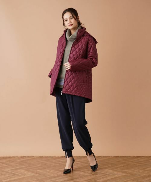 Leilian / レリアン テーラードジャケット | フーデッドキルティングジャケット | 詳細4
