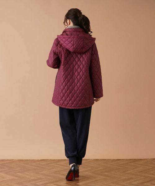Leilian / レリアン テーラードジャケット | フーデッドキルティングジャケット | 詳細6