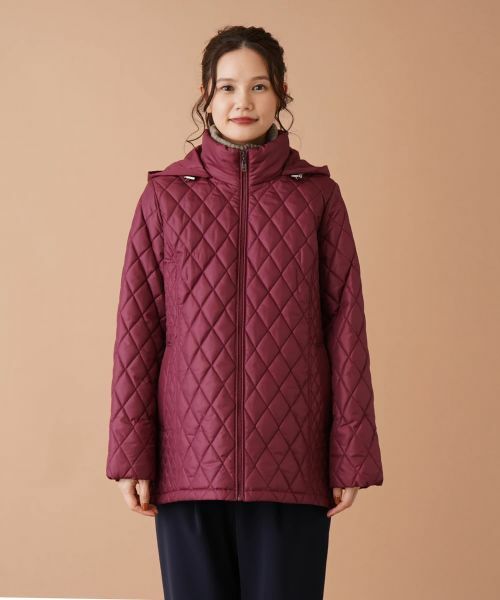 Leilian / レリアン テーラードジャケット | フーデッドキルティングジャケット | 詳細7