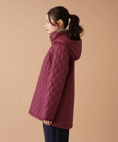 Leilian / レリアン テーラードジャケット | フーデッドキルティングジャケット | 詳細8