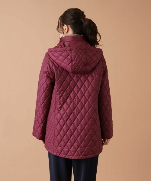 Leilian / レリアン テーラードジャケット | フーデッドキルティングジャケット | 詳細9