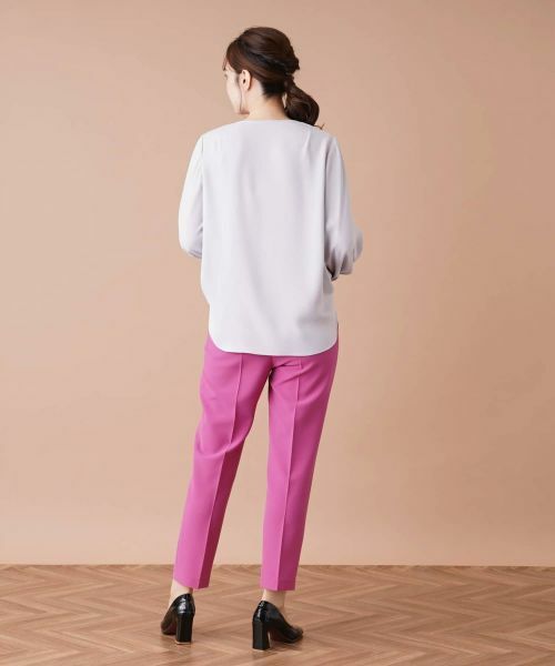 Leilian / レリアン その他パンツ | センタープレスクロップドパンツ | 詳細3