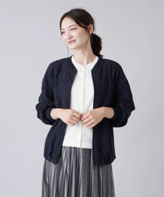 Leilian / レリアン その他アウター | ジップアップレースブルゾン