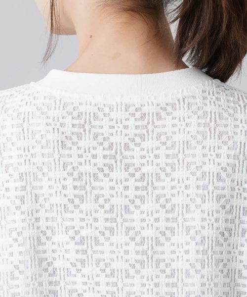 Leilian / レリアン その他アウター | ジップアップレースブルゾン | 詳細11