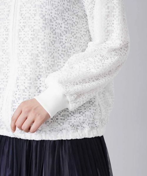 Leilian / レリアン その他アウター | ジップアップレースブルゾン | 詳細12