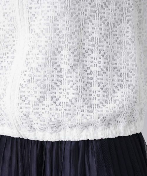 Leilian / レリアン その他アウター | ジップアップレースブルゾン | 詳細13