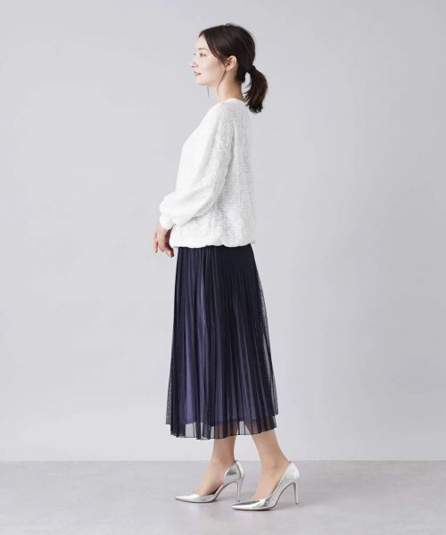 Leilian / レリアン その他アウター | ジップアップレースブルゾン | 詳細5