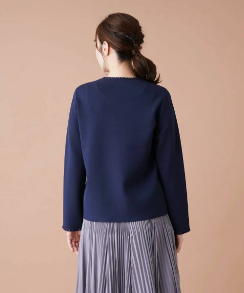 Leilian / レリアン テーラードジャケット | トリムノーカラージャケット | 詳細10