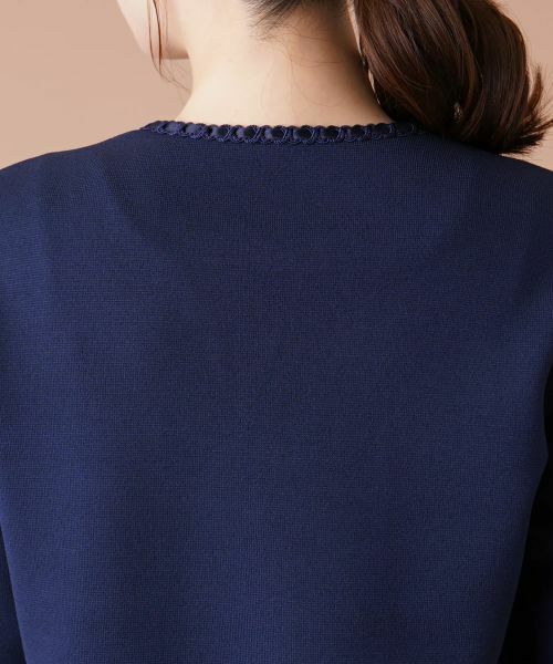 Leilian / レリアン テーラードジャケット | トリムノーカラージャケット | 詳細12