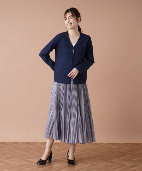 Leilian / レリアン テーラードジャケット | トリムノーカラージャケット | 詳細4