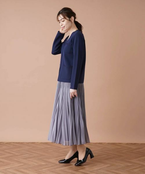 Leilian / レリアン テーラードジャケット | トリムノーカラージャケット | 詳細5