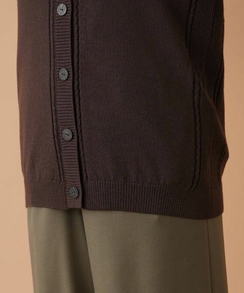 Leilian / レリアン テーラードジャケット | 半袖ニットカーディガン | 詳細10