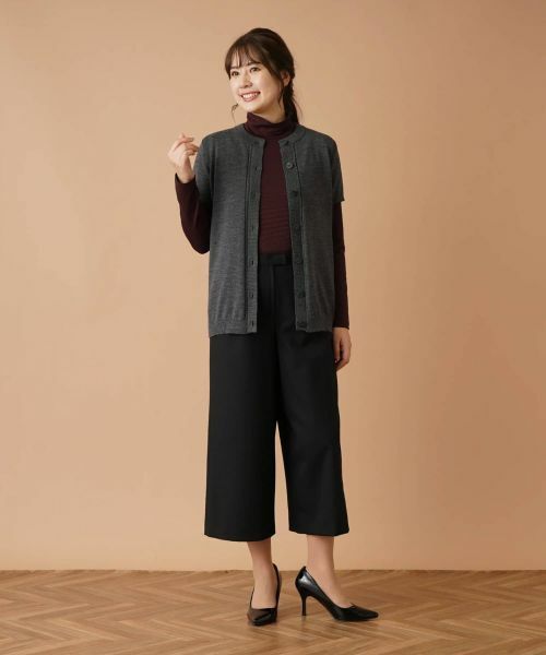 Leilian / レリアン テーラードジャケット | 半袖ニットカーディガン | 詳細18