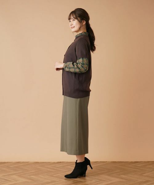 Leilian / レリアン テーラードジャケット | 半袖ニットカーディガン | 詳細2