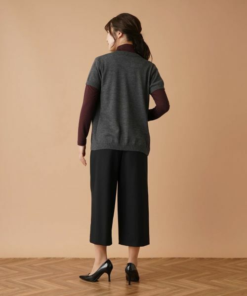 Leilian / レリアン テーラードジャケット | 半袖ニットカーディガン | 詳細20