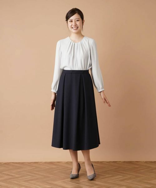 Leilian / レリアン ミニ・ひざ丈スカート | ミモレフレアスカート | 詳細12