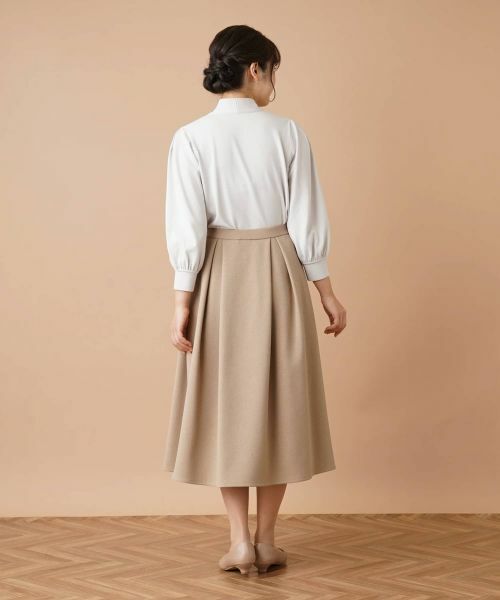 Leilian / レリアン ミニ・ひざ丈スカート | ミモレフレアスカート | 詳細3