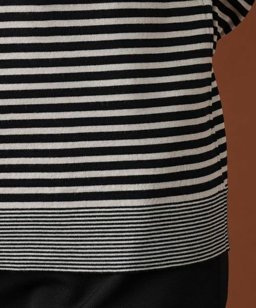 Leilian / レリアン ニット・セーター | ボーダーハイネックカットソー | 詳細10