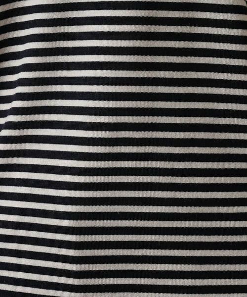 Leilian / レリアン ニット・セーター | ボーダーハイネックカットソー | 詳細11