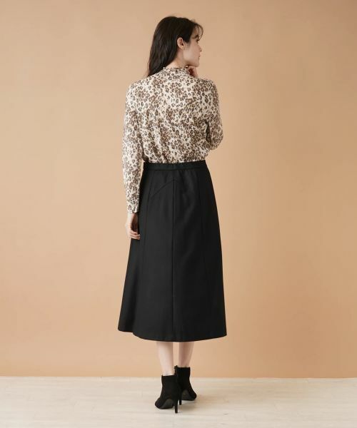 Leilian / レリアン ニット・セーター | レオパードハイネックカットソー | 詳細10