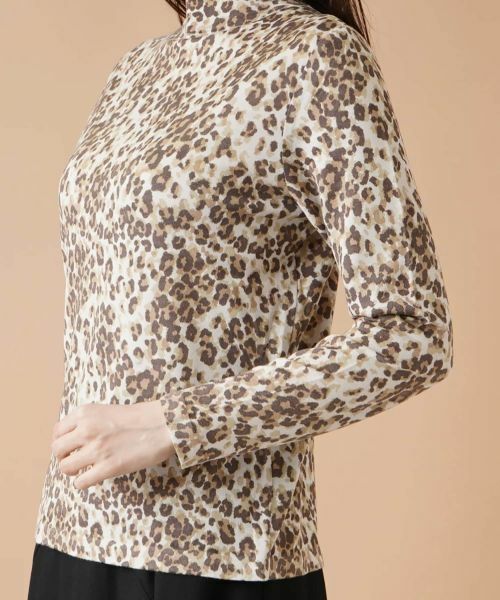 Leilian / レリアン ニット・セーター | レオパードハイネックカットソー | 詳細3