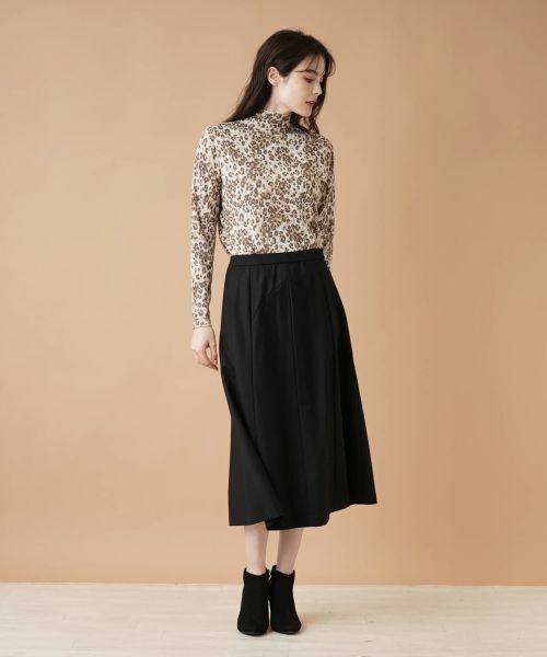 Leilian / レリアン ニット・セーター | レオパードハイネックカットソー | 詳細8