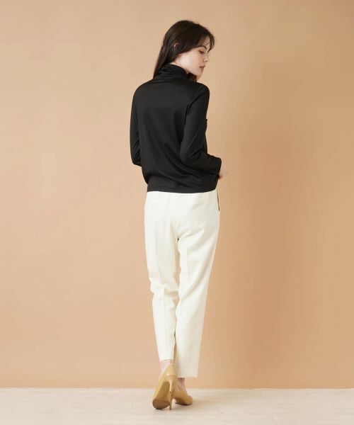 Leilian / レリアン カットソー | ストレッチシルクハイネックカットソー | 詳細18