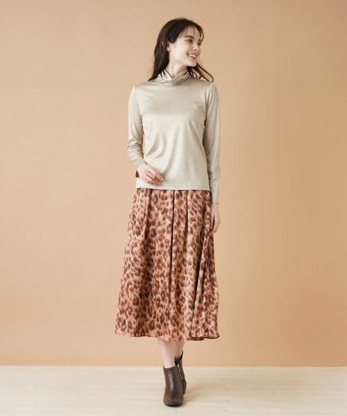 Leilian / レリアン カットソー | ストレッチシルクハイネックカットソー | 詳細22