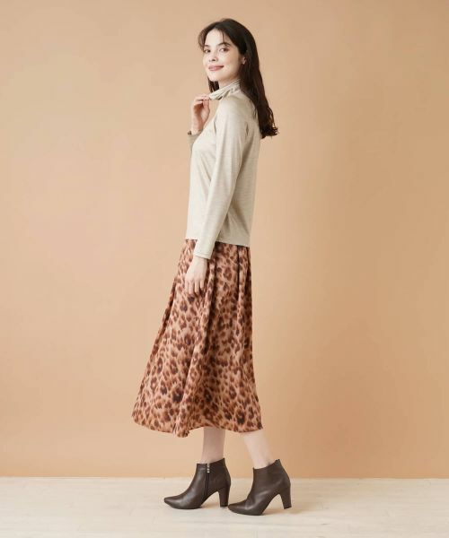 Leilian / レリアン カットソー | ストレッチシルクハイネックカットソー | 詳細23