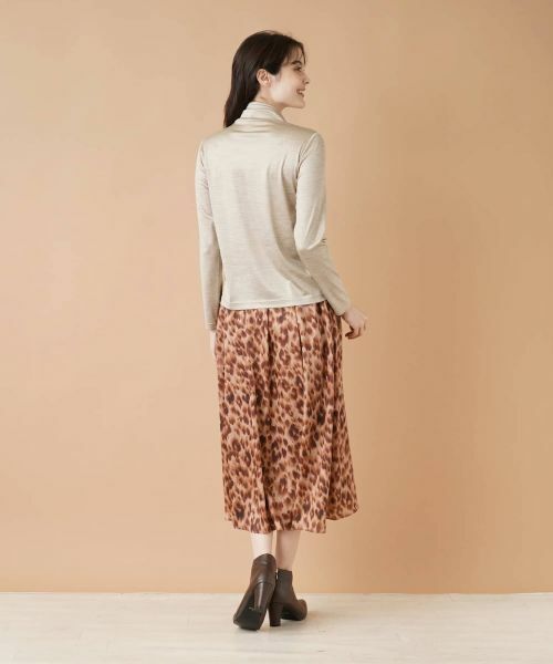 Leilian / レリアン カットソー | ストレッチシルクハイネックカットソー | 詳細24