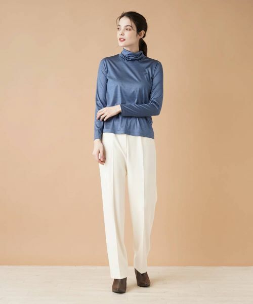 Leilian / レリアン カットソー | ストレッチシルクハイネックカットソー | 詳細25