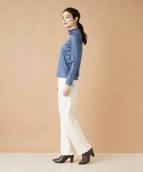 Leilian / レリアン カットソー | ストレッチシルクハイネックカットソー | 詳細26
