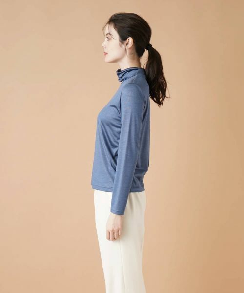 Leilian / レリアン カットソー | ストレッチシルクハイネックカットソー | 詳細29