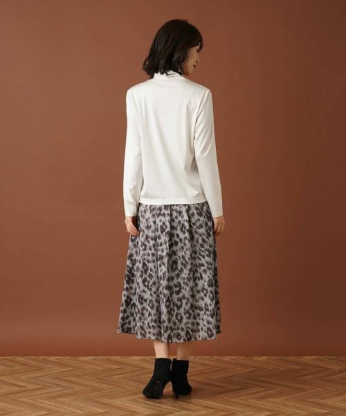 Leilian / レリアン カットソー | ストレッチシルクハイネックカットソー | 詳細6