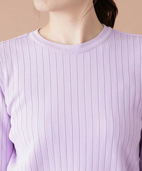 Leilian / レリアン ニット・セーター | リブクルーネックプルオーバー | 詳細10