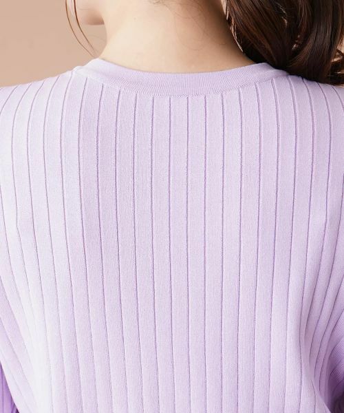 Leilian / レリアン ニット・セーター | リブクルーネックプルオーバー | 詳細11