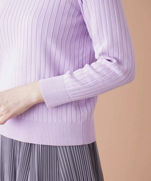 Leilian / レリアン ニット・セーター | リブクルーネックプルオーバー | 詳細12