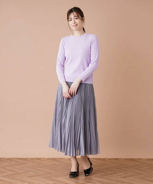 Leilian / レリアン ニット・セーター | リブクルーネックプルオーバー | 詳細4