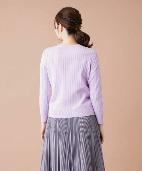 Leilian / レリアン ニット・セーター | リブクルーネックプルオーバー | 詳細9