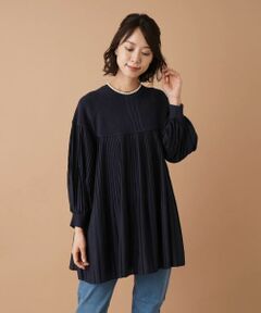 Leilian / レリアン シャツ・ブラウス | 異素材コンビプルオーバー