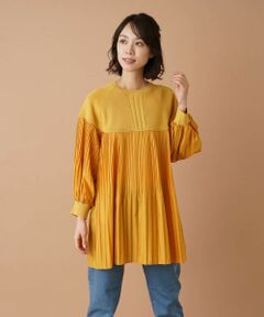 Leilian / レリアン シャツ・ブラウス | 異素材コンビプルオーバー